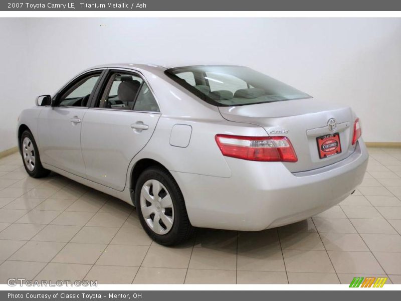 Titanium Metallic / Ash 2007 Toyota Camry LE