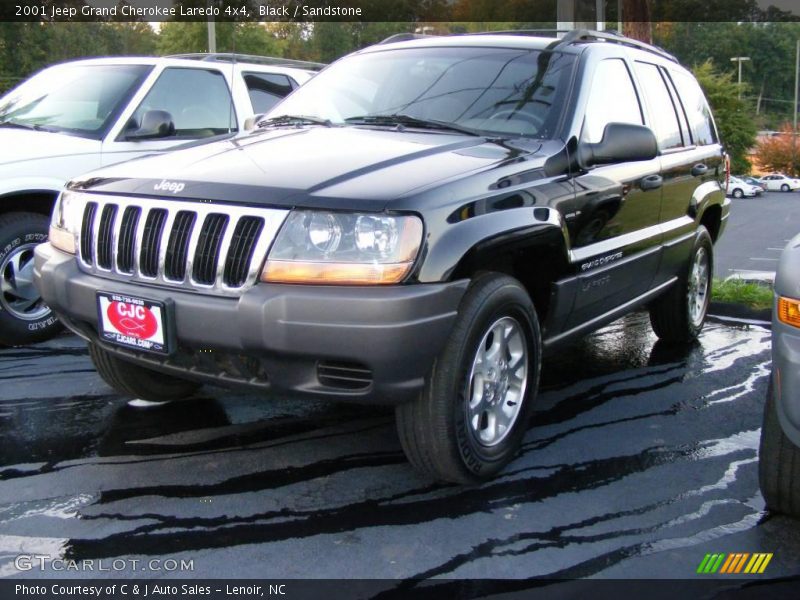 Black / Sandstone 2001 Jeep Grand Cherokee Laredo 4x4
