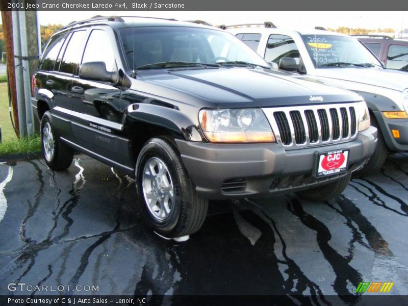 Black / Sandstone 2001 Jeep Grand Cherokee Laredo 4x4