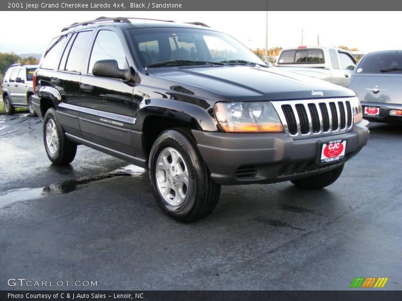 Black / Sandstone 2001 Jeep Grand Cherokee Laredo 4x4