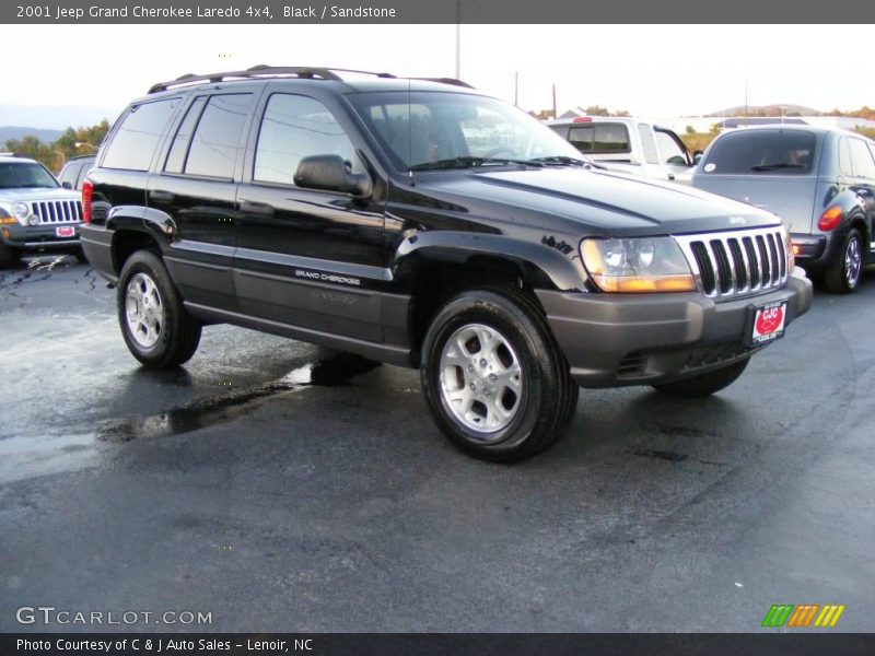 Black / Sandstone 2001 Jeep Grand Cherokee Laredo 4x4