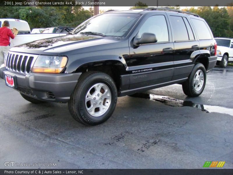 Black / Sandstone 2001 Jeep Grand Cherokee Laredo 4x4