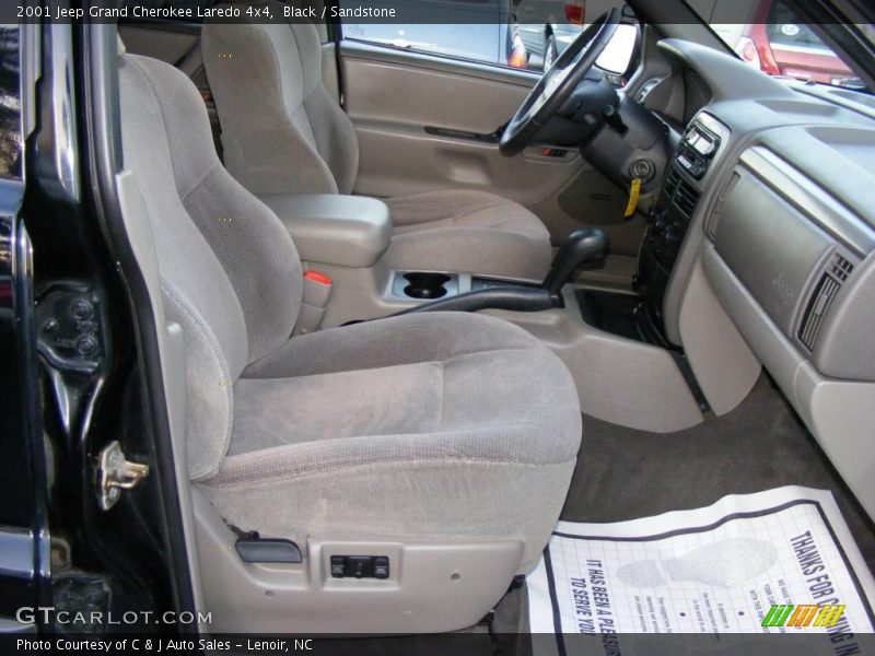 Black / Sandstone 2001 Jeep Grand Cherokee Laredo 4x4