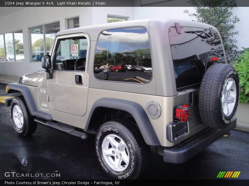 Light Khaki Metallic / Khaki 2004 Jeep Wrangler X 4x4