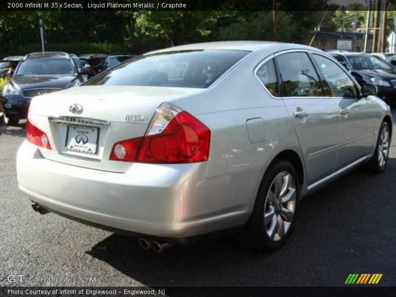 Liquid Platinum Metallic / Graphite 2006 Infiniti M 35x Sedan