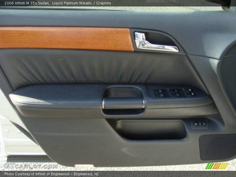 Liquid Platinum Metallic / Graphite 2006 Infiniti M 35x Sedan