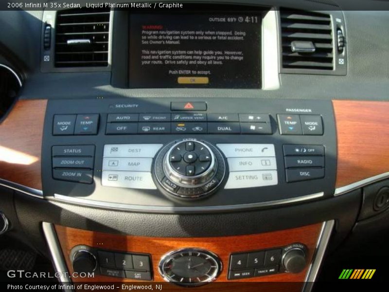 Liquid Platinum Metallic / Graphite 2006 Infiniti M 35x Sedan