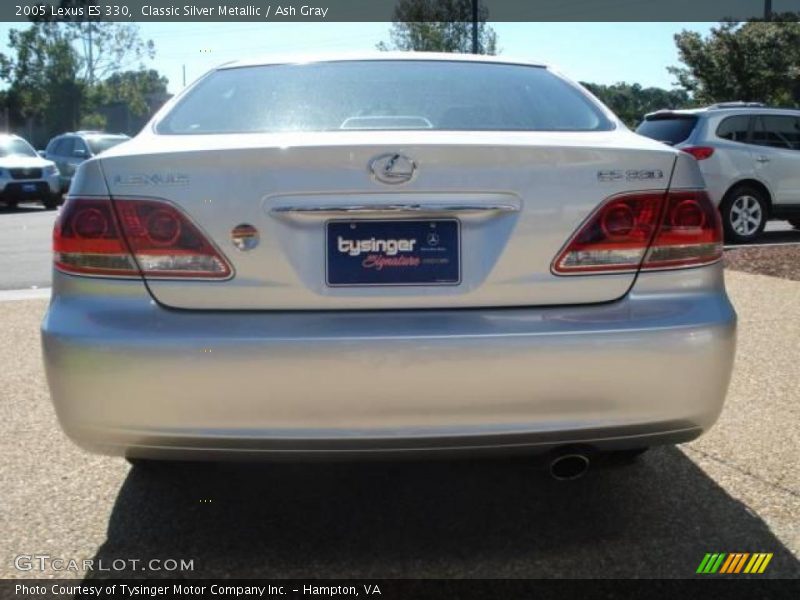 Classic Silver Metallic / Ash Gray 2005 Lexus ES 330