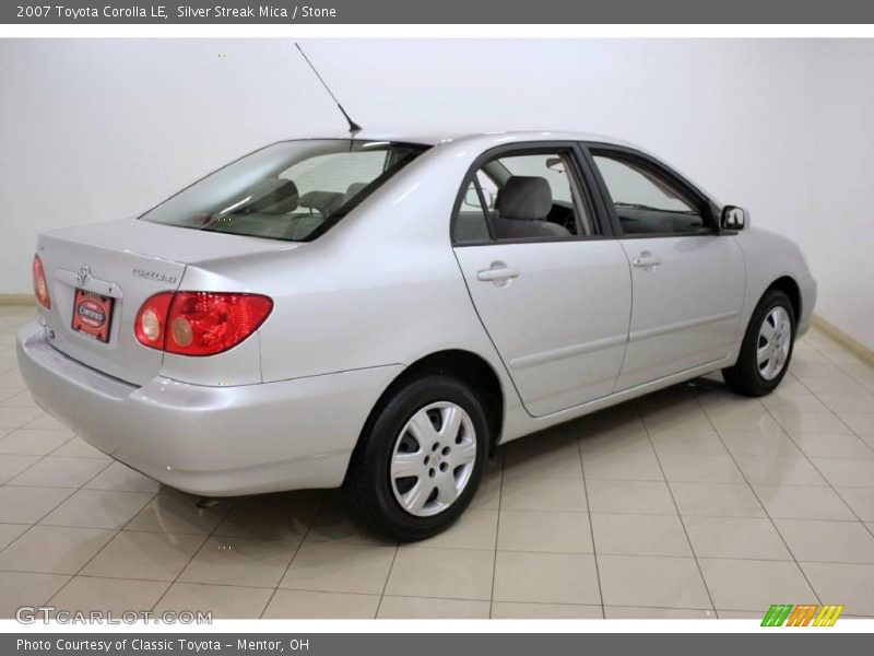 Silver Streak Mica / Stone 2007 Toyota Corolla LE