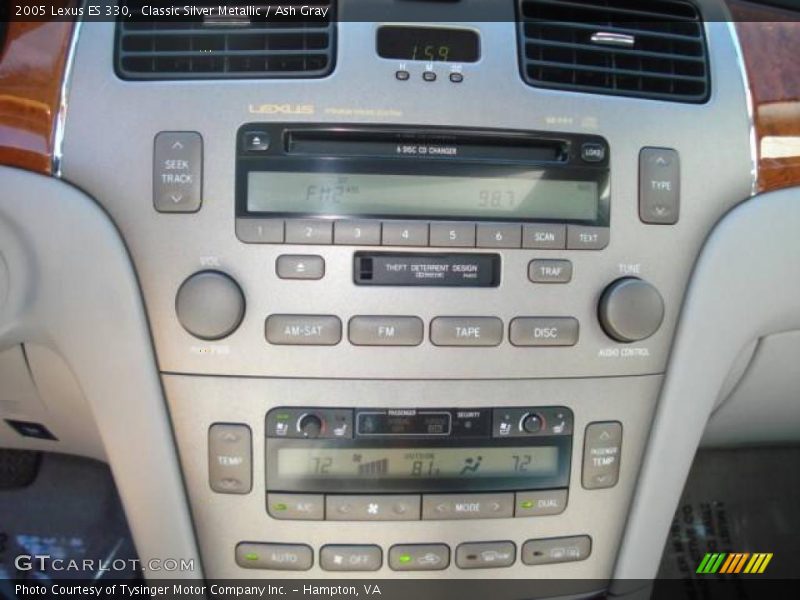 Classic Silver Metallic / Ash Gray 2005 Lexus ES 330