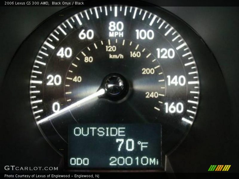 Black Onyx / Black 2006 Lexus GS 300 AWD