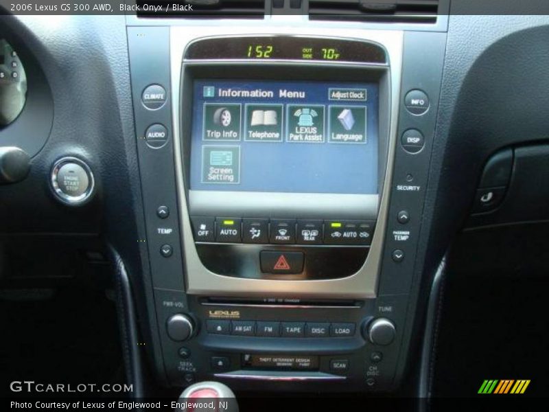 Black Onyx / Black 2006 Lexus GS 300 AWD