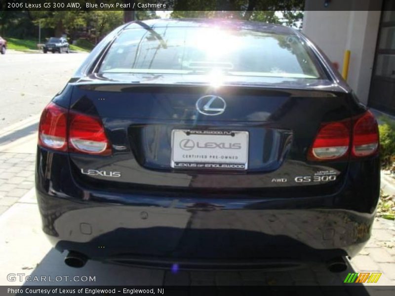 Blue Onyx Pearl / Cashmere 2006 Lexus GS 300 AWD