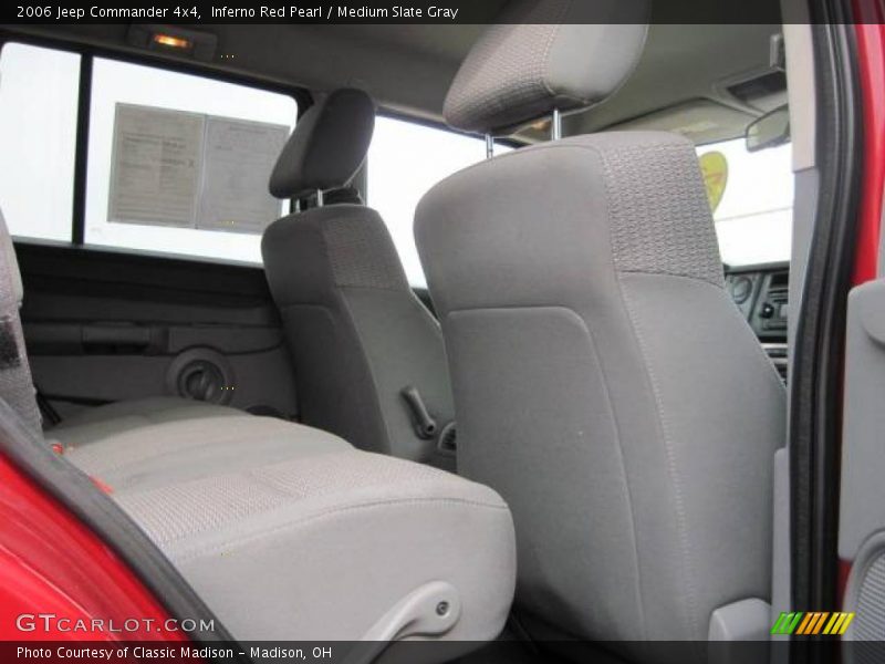Inferno Red Pearl / Medium Slate Gray 2006 Jeep Commander 4x4