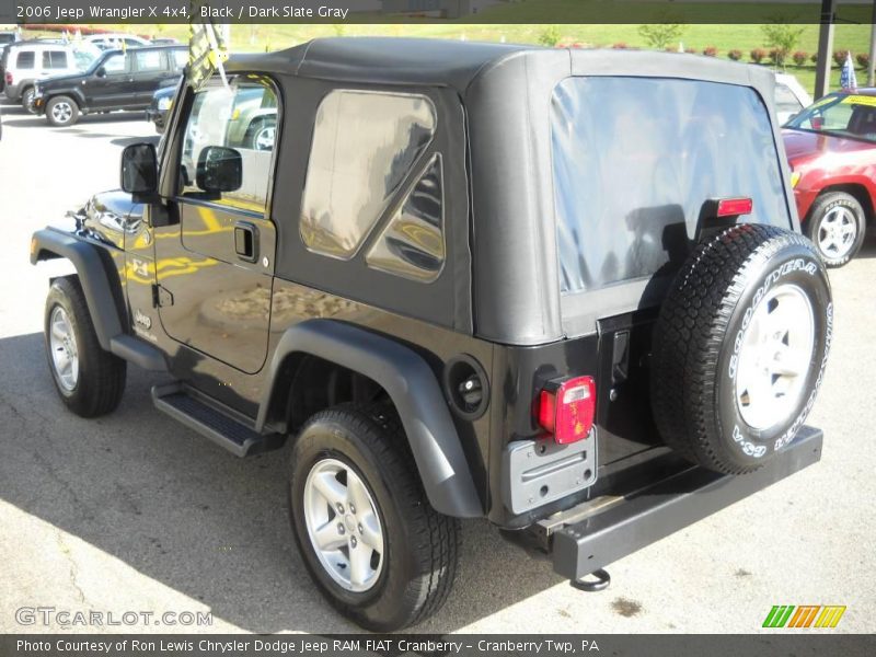 Black / Dark Slate Gray 2006 Jeep Wrangler X 4x4