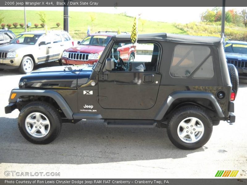 Black / Dark Slate Gray 2006 Jeep Wrangler X 4x4