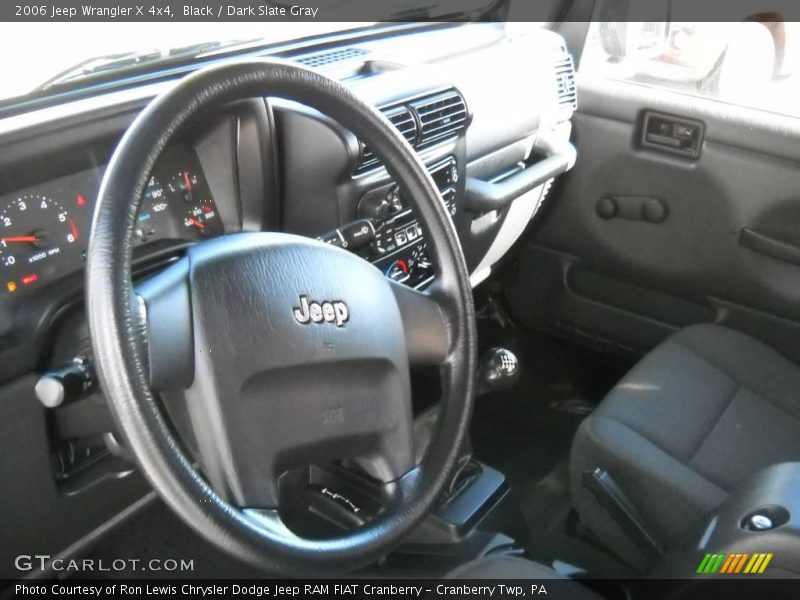 Black / Dark Slate Gray 2006 Jeep Wrangler X 4x4