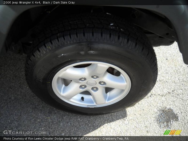 Black / Dark Slate Gray 2006 Jeep Wrangler X 4x4