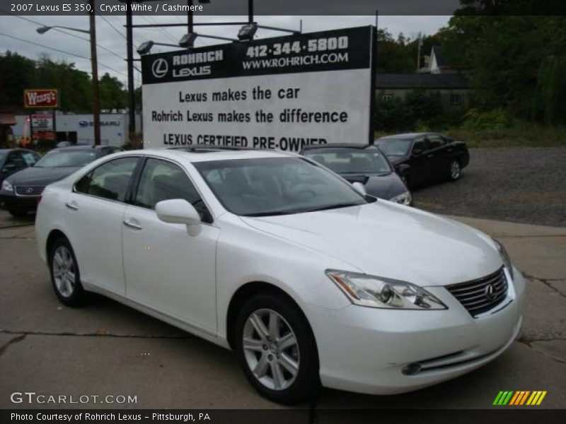 Crystal White / Cashmere 2007 Lexus ES 350