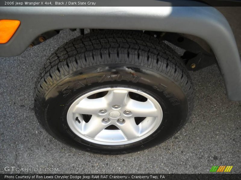 Black / Dark Slate Gray 2006 Jeep Wrangler X 4x4