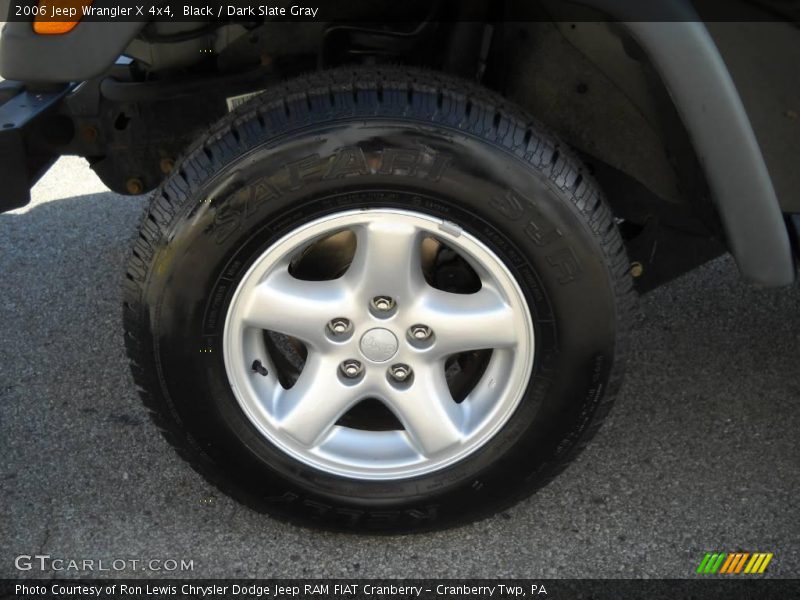 Black / Dark Slate Gray 2006 Jeep Wrangler X 4x4