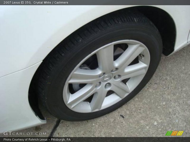 Crystal White / Cashmere 2007 Lexus ES 350
