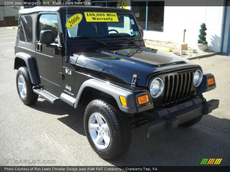 Black / Dark Slate Gray 2006 Jeep Wrangler X 4x4