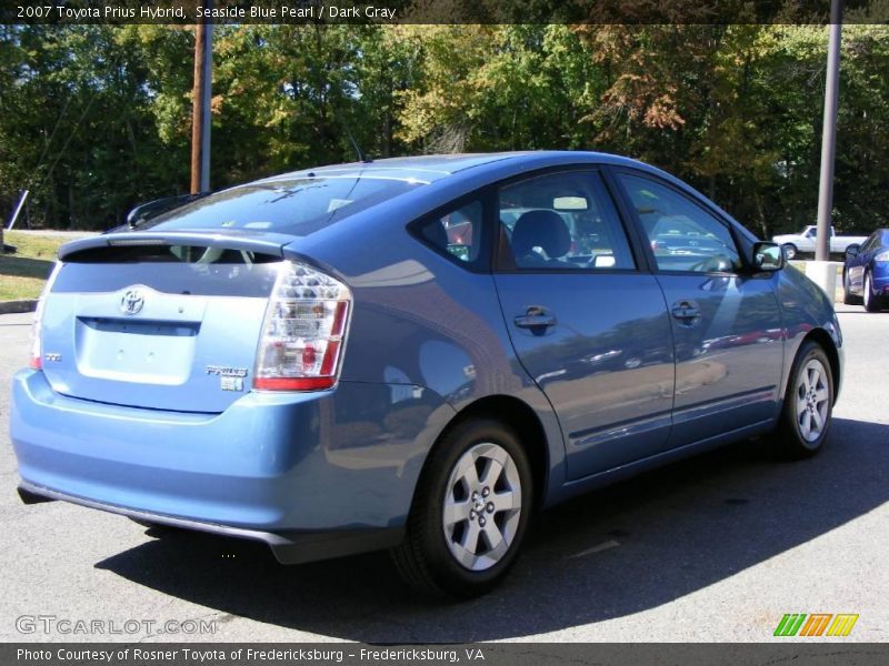 Seaside Blue Pearl / Dark Gray 2007 Toyota Prius Hybrid