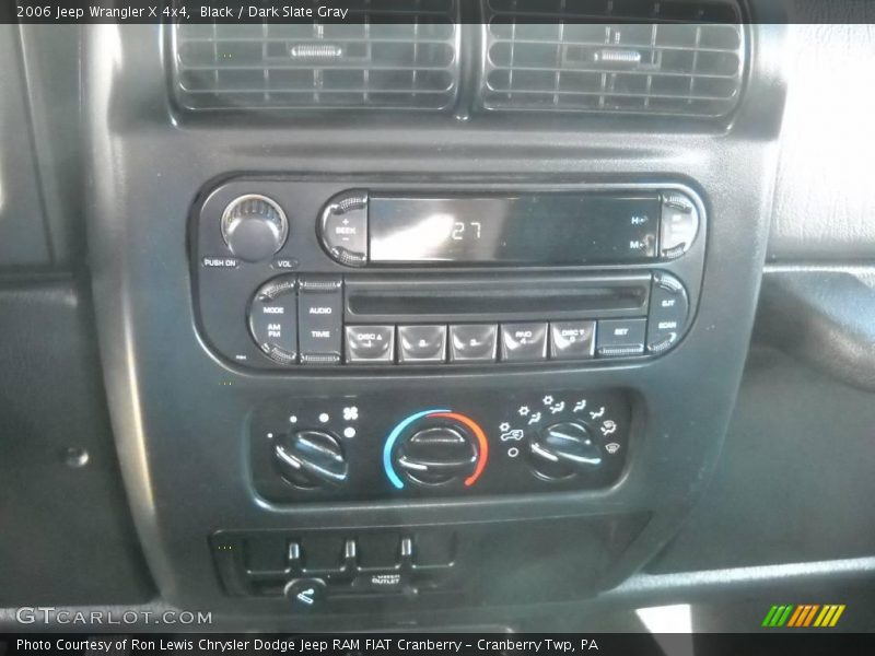 Black / Dark Slate Gray 2006 Jeep Wrangler X 4x4