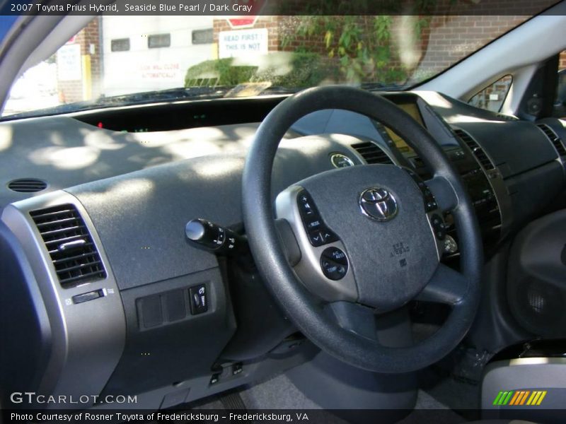 Seaside Blue Pearl / Dark Gray 2007 Toyota Prius Hybrid
