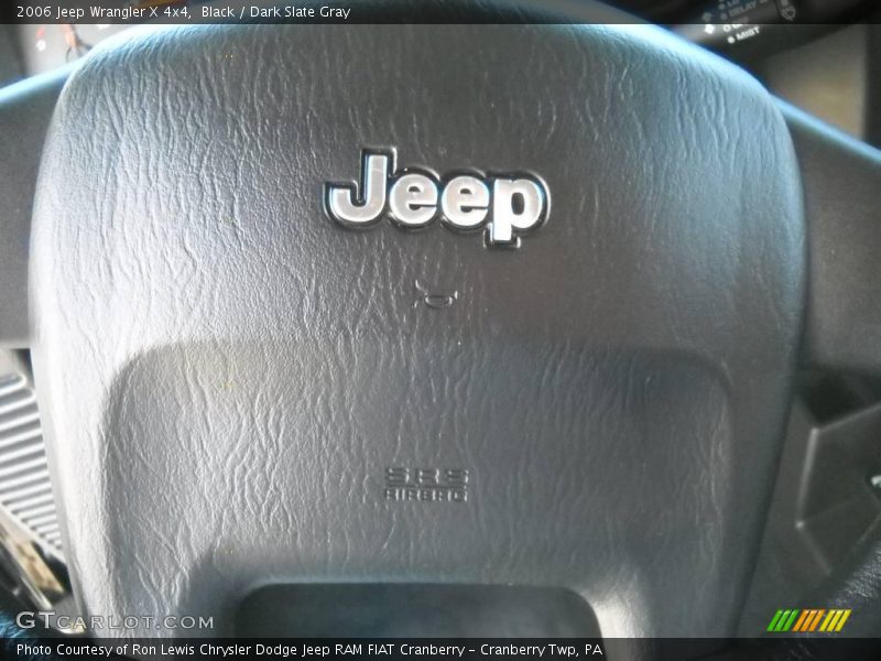 Black / Dark Slate Gray 2006 Jeep Wrangler X 4x4
