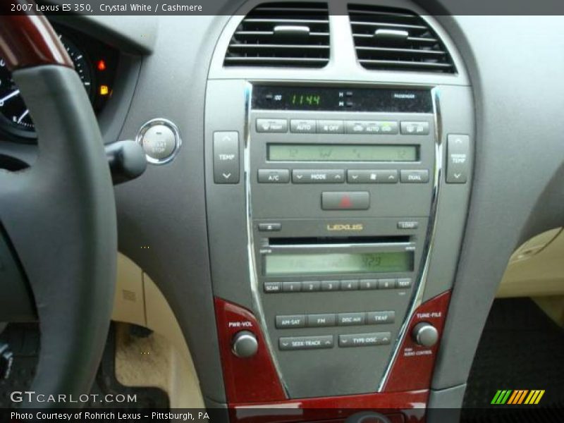 Crystal White / Cashmere 2007 Lexus ES 350
