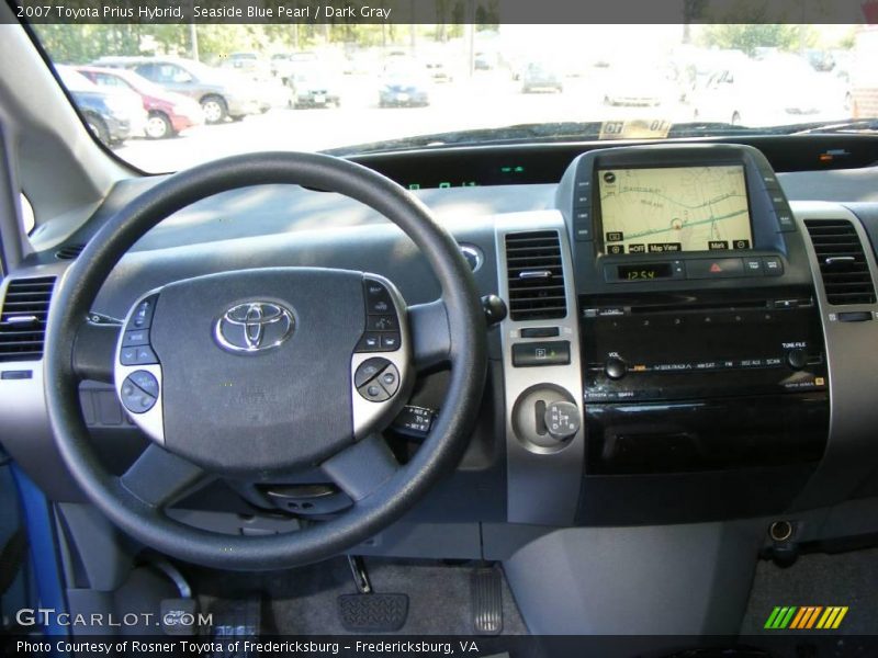 Seaside Blue Pearl / Dark Gray 2007 Toyota Prius Hybrid