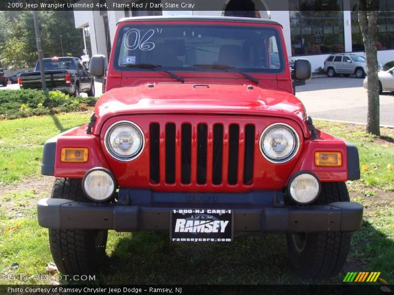 Flame Red / Dark Slate Gray 2006 Jeep Wrangler Unlimited 4x4