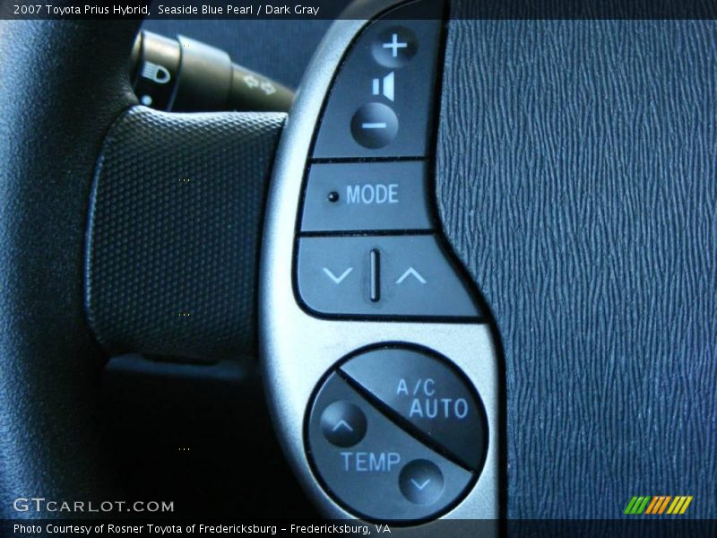 Seaside Blue Pearl / Dark Gray 2007 Toyota Prius Hybrid