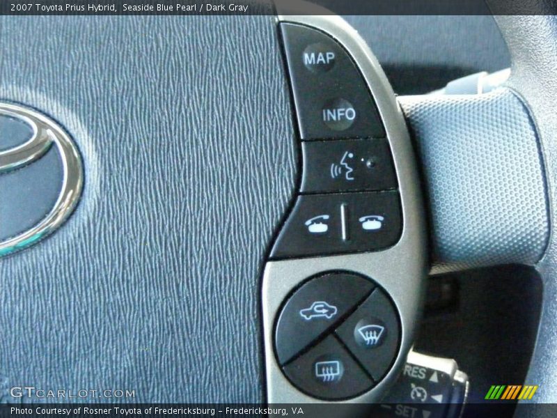 Seaside Blue Pearl / Dark Gray 2007 Toyota Prius Hybrid