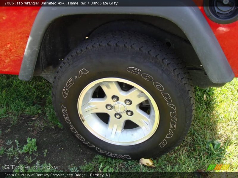 Flame Red / Dark Slate Gray 2006 Jeep Wrangler Unlimited 4x4