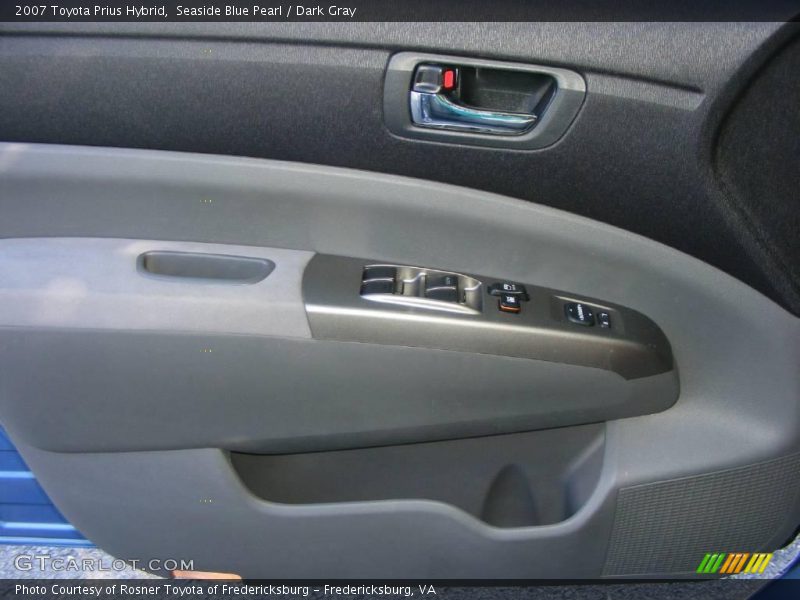 Seaside Blue Pearl / Dark Gray 2007 Toyota Prius Hybrid