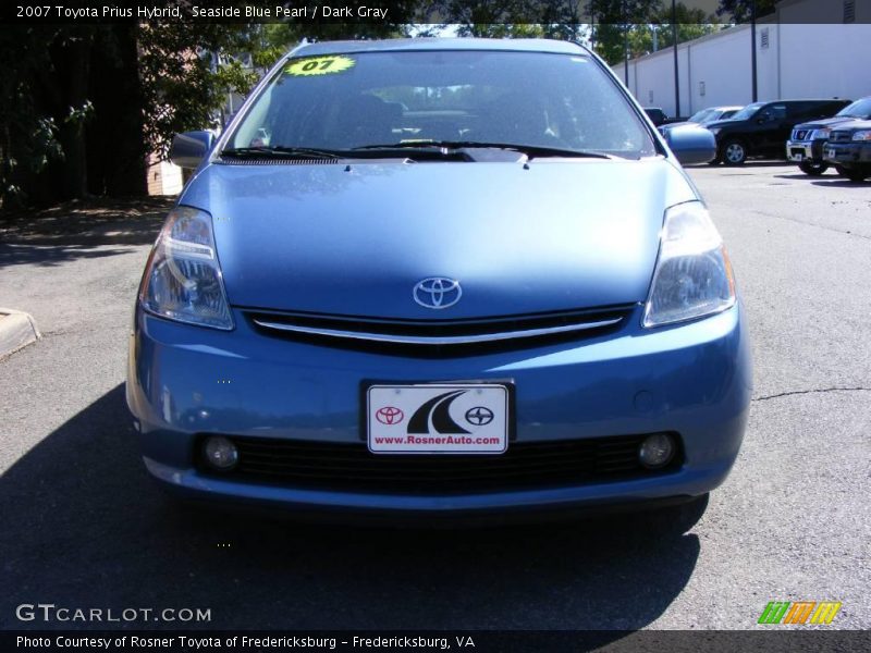 Seaside Blue Pearl / Dark Gray 2007 Toyota Prius Hybrid