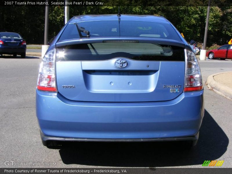 Seaside Blue Pearl / Dark Gray 2007 Toyota Prius Hybrid