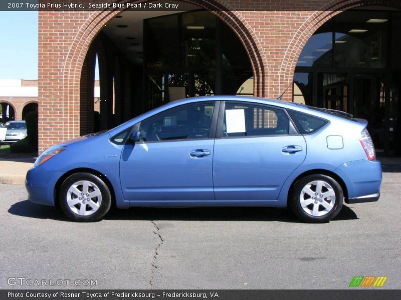 Seaside Blue Pearl / Dark Gray 2007 Toyota Prius Hybrid