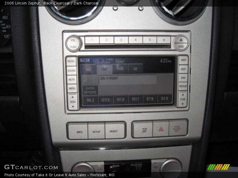 Black Clearcoat / Dark Charcoal 2006 Lincoln Zephyr