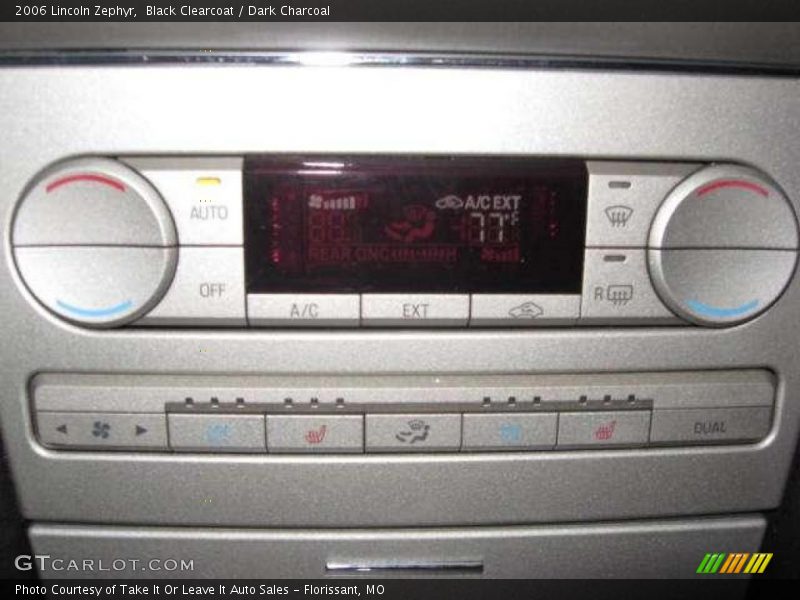 Black Clearcoat / Dark Charcoal 2006 Lincoln Zephyr