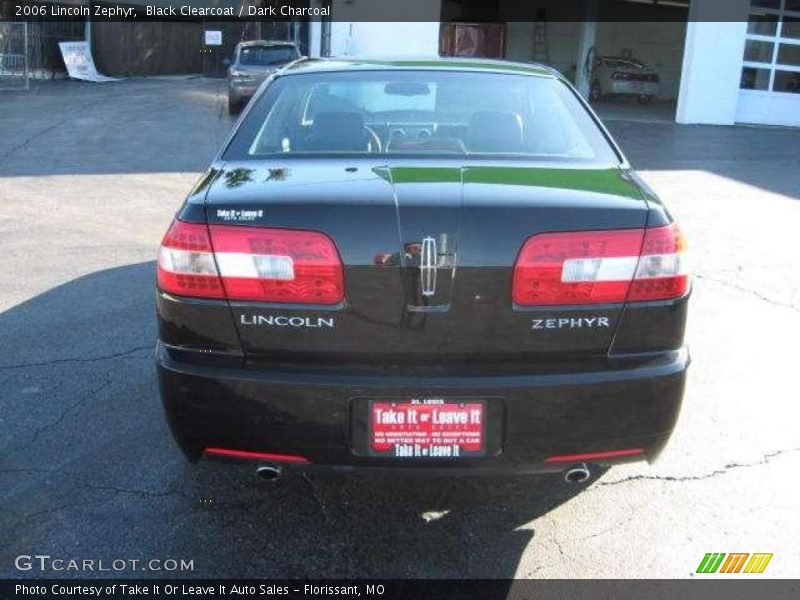 Black Clearcoat / Dark Charcoal 2006 Lincoln Zephyr
