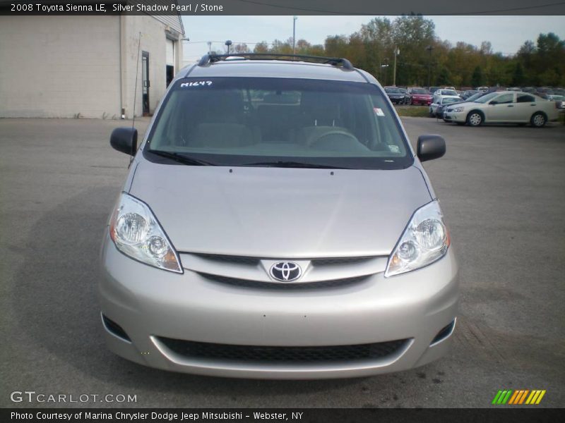 Silver Shadow Pearl / Stone 2008 Toyota Sienna LE