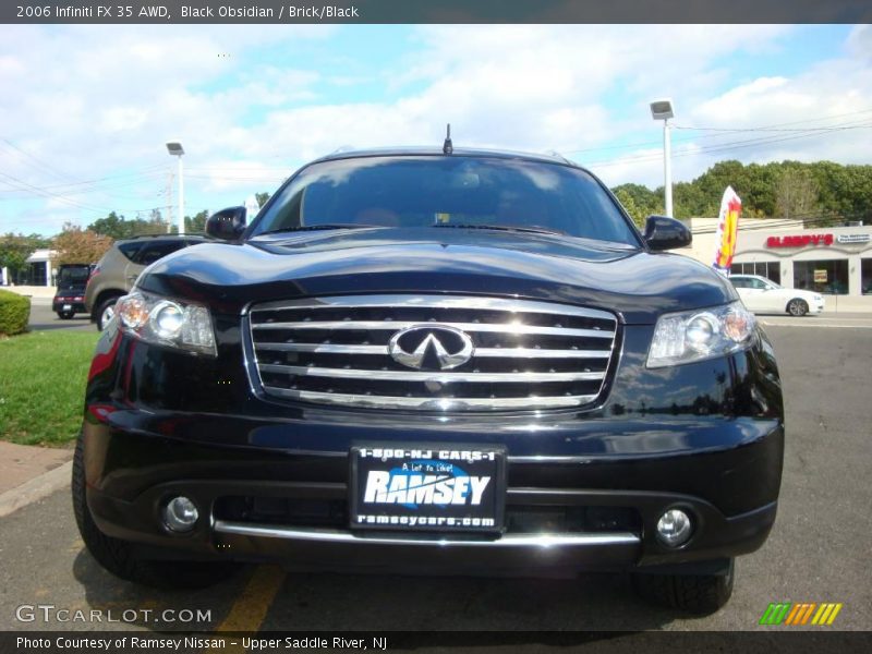 Black Obsidian / Brick/Black 2006 Infiniti FX 35 AWD