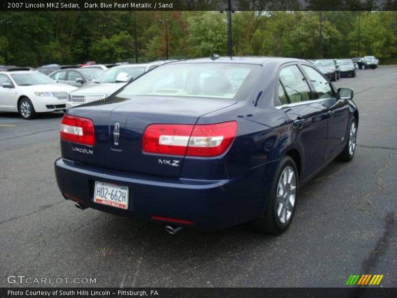 Dark Blue Pearl Metallic / Sand 2007 Lincoln MKZ Sedan
