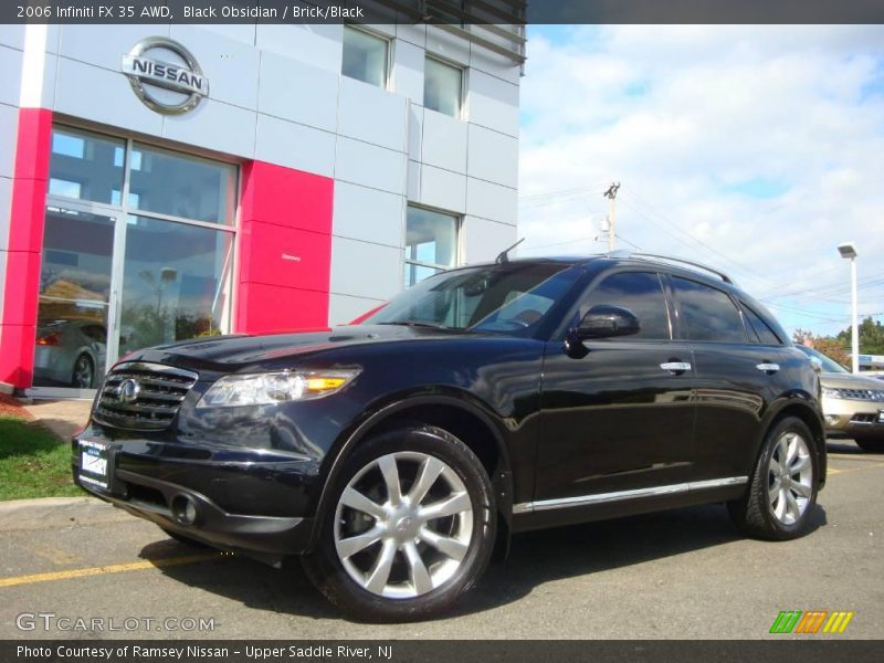 Black Obsidian / Brick/Black 2006 Infiniti FX 35 AWD