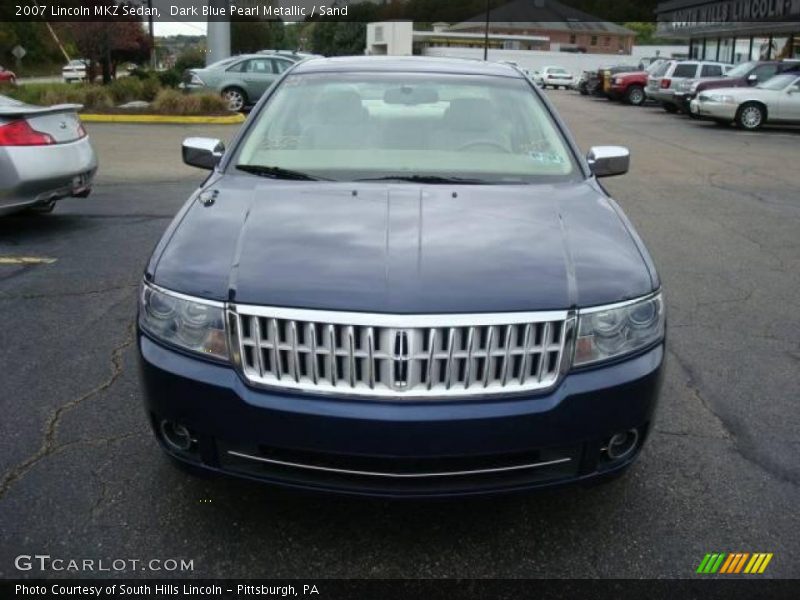 Dark Blue Pearl Metallic / Sand 2007 Lincoln MKZ Sedan