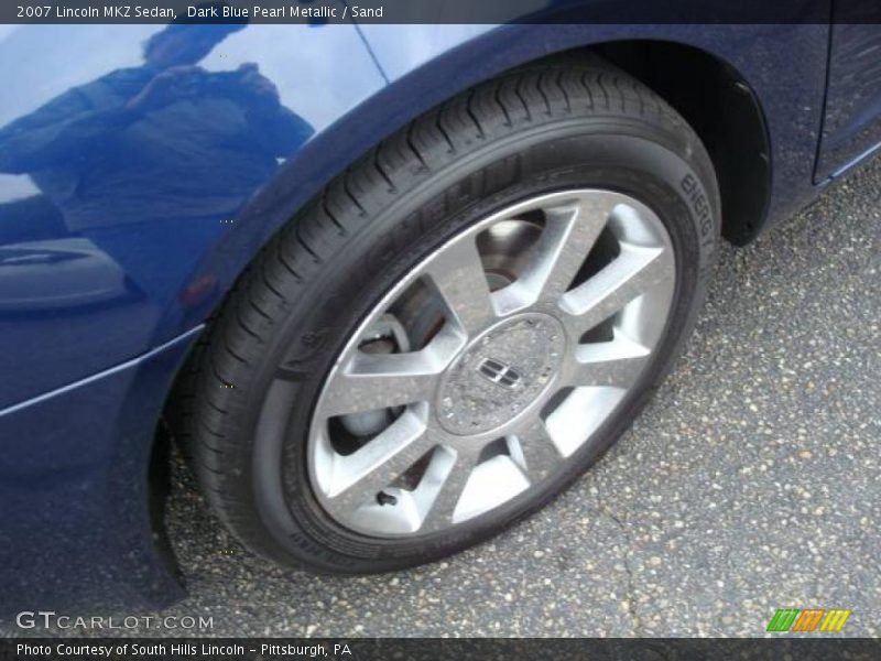 Dark Blue Pearl Metallic / Sand 2007 Lincoln MKZ Sedan